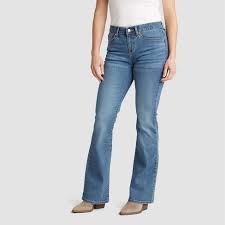 Photo 1 of DENIZEN from Levi's Women's Mid-Rise Bootcut Jeans - Blue Mineral 10