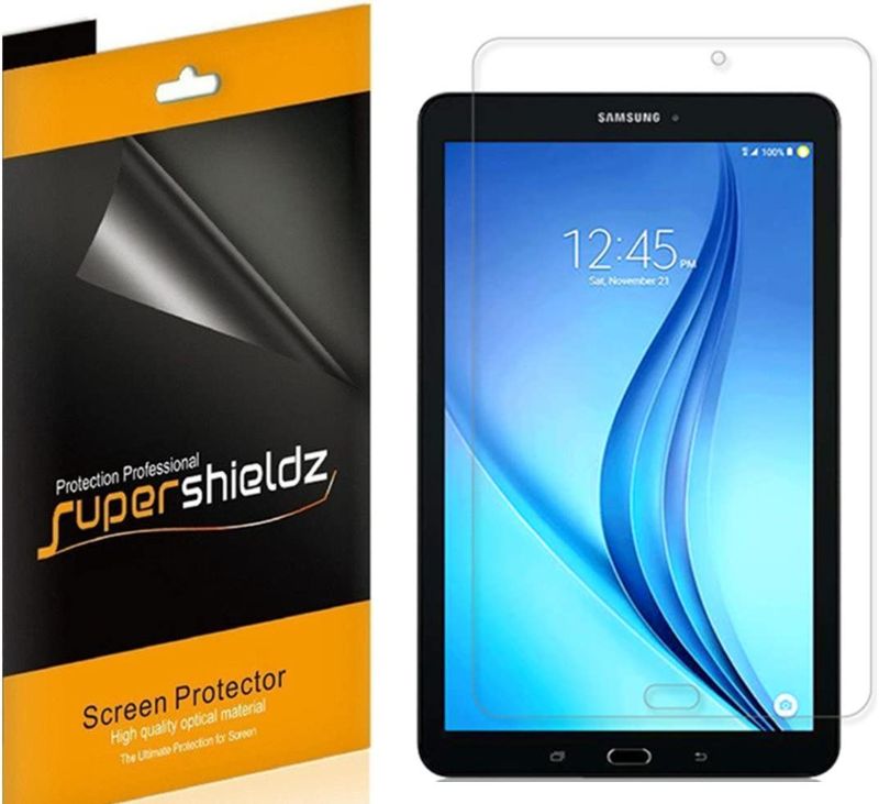 Photo 1 of (3 Pack) Supershieldz Designed for Samsung Galaxy Tab E 8.0 inch Screen Protector, High Definition Clear Shield (PET)