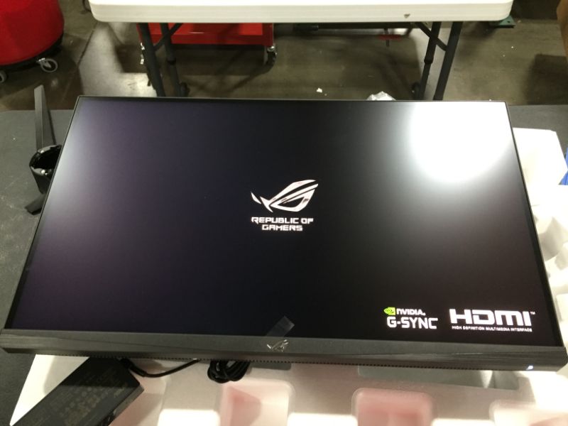 Photo 2 of ASUS ROG Strix 27” 2K HDR Gaming Monitor (XG27AQM) - WQHD (2560 x 1440), Fast IPS, 270Hz, 0.5ms, Extreme Low Motion Blur Sync, G-SYNC Compatible, DisplayHDR 400, Eye Care, DisplayPort, HDMI, USB 3.0