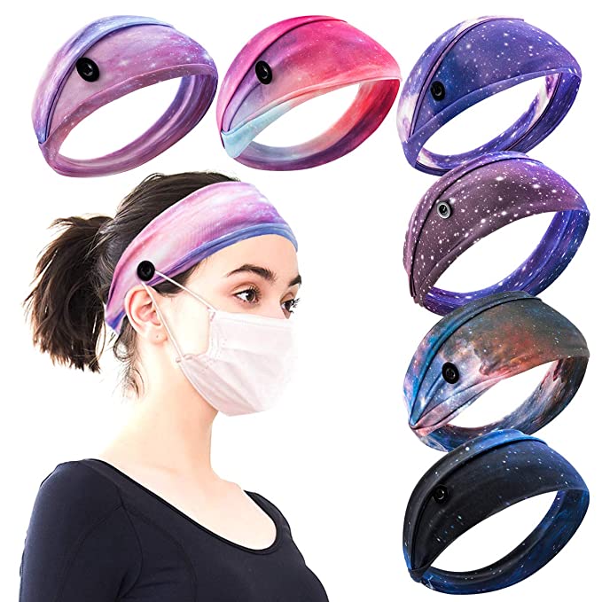 Photo 1 of 2PC LOT
6pcs Milk Silk Starry Sky Button Headbands- Non Slip Elastic Headbands with Button in 6 Colors Hair accessories for Moisture Wicking Sweatband Sports Head Wrap for Yoga Sports Outdoor Activities

Mulberry Silk Bonnet Silk Hair Wrap For Sleeping Sa