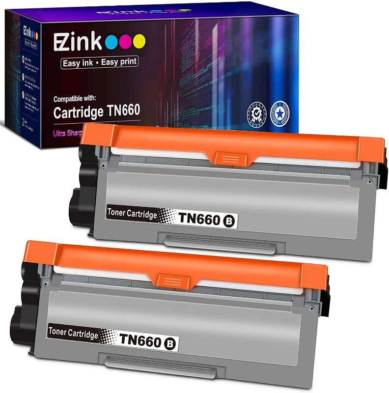 Photo 1 of 
EZ Ink Compatible Toner Cartridge for Brother TN660 TN630 High Yield for use with HL-L2380DW HL-L2300D HL-L2340DW MFC-L2680W Printer