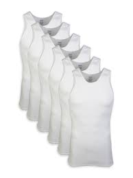 Photo 1 of GILDAN UNDERSHIRTS, WHITE, XL, 6 PK
