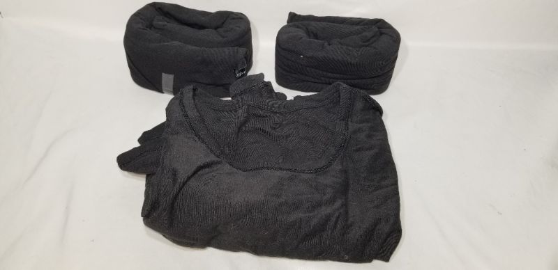 Photo 2 of Cotton Stretch Moisture Wicking Crewneck Tees, Pack of 3
(there is pet hair on one shirt)