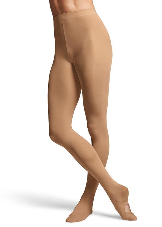 Photo 1 of Bloch ContourSoft Adaptatoe Tights,  TAN, SMALL