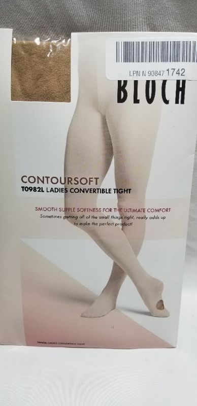 Photo 2 of Bloch ContourSoft Adaptatoe Tights,  TAN, SMALL