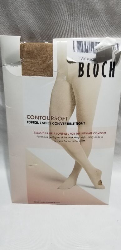 Photo 2 of Bloch ContourSoft Adaptatoe Tights,  TAN, SMALL