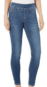 Photo 1 of AMAZON ESSENTIALS PULL ON JEGGING, BLU DENIM, 18 SHORT