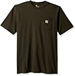 Photo 1 of  Carhartt Men's K87 Workwear Short Sleeve T-Shirt (Regular and Big & Tall Sizes), peat, X-Large