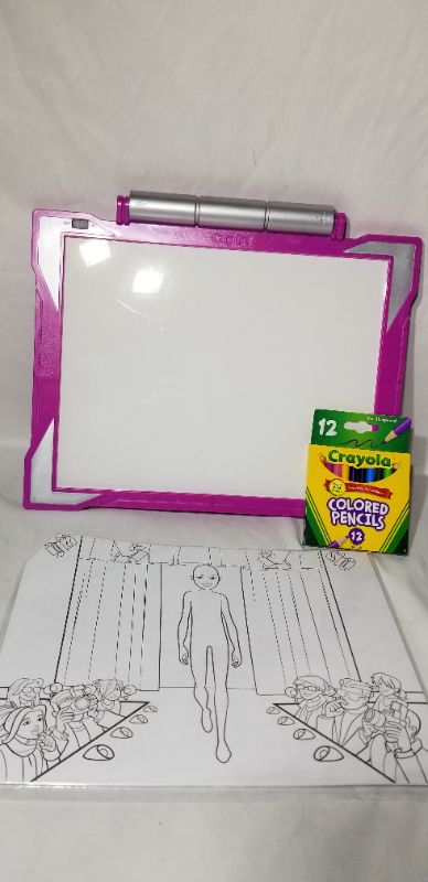 Photo 2 of Crayola Kids Coloring Board, Pink, Valentine's Day Gift for Kids, Ages 6, 7, 8, 9, 10
Color: Pink