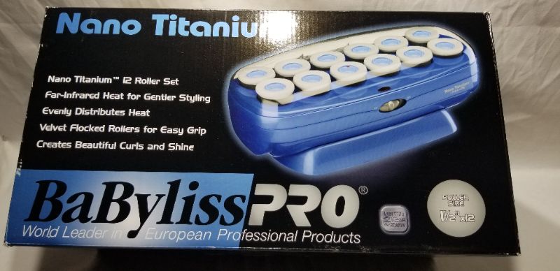 Photo 2 of BaBylissPRO Nano Titanium Roller Hairsetter
Size: 12 units