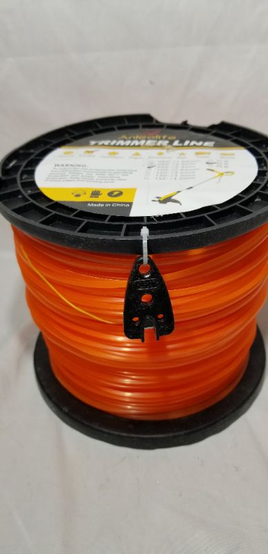 Photo 2 of A ANLEOLIFE 3 Pound Edger Square Line Coil (0.095 '' x 780 ft) with Gift Cutter, Orange