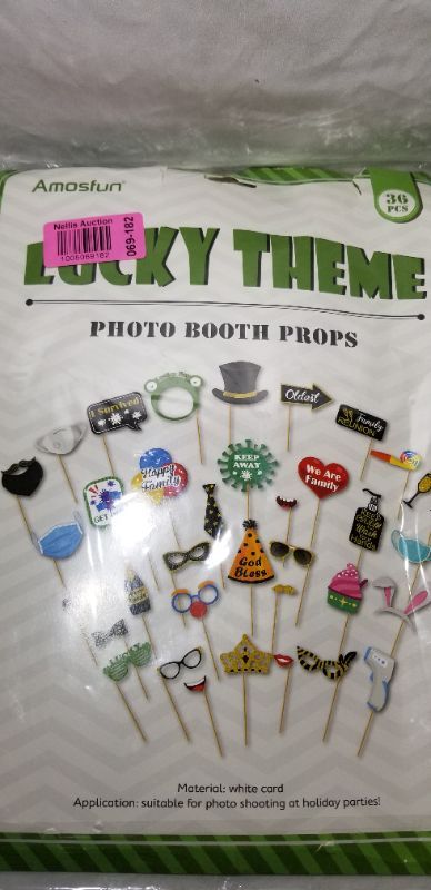 Photo 1 of ALMOSFUN LUCKY THEME PHOTO BOOTH PROPS 36 PCS.