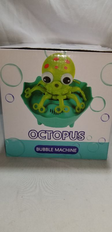 Photo 1 of VOIMO Bubble Machine, Automatic Octopus Bubble Blower Maker 3000+ Bubbles Per Minute, Bubble Machine for Kids Toddlers Baby Bath Toys Party Weddings, 4 Bottles of Bubble Solution Included 