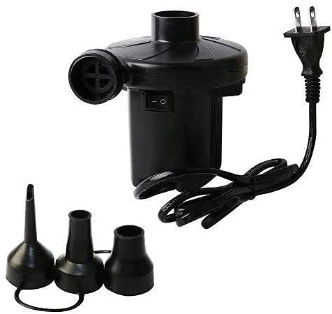 Photo 2 of 
Electric air pump with 3 fast fill nozzles, black