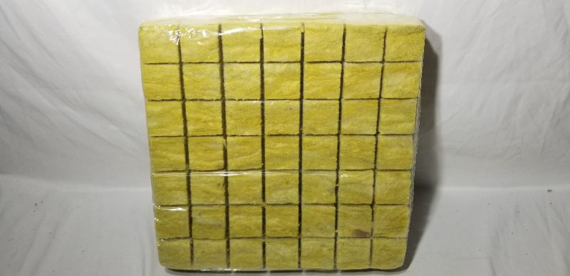 Photo 1 of 49 Rockwool Grow Cubes (1.5 Inches) - Growing Medium Starter Sheets (49 Per Pack) 