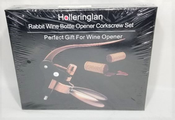 Photo 2 of 
HOLLERINGLAN RABBIT WINE BOTTLE OPENER CORKSCREW SET
