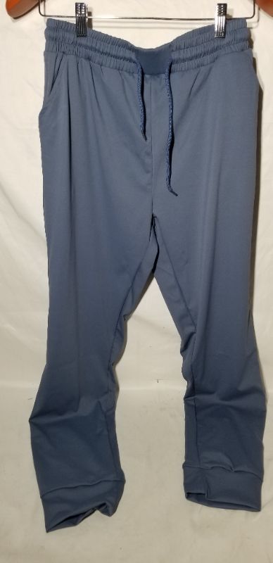 Photo 1 of valandy women's stretchy casual pants, light blue, drawstring, med