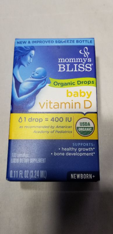 Photo 2 of Organic Baby Vitamin D Drops 100 Servings, Exp: 10/22