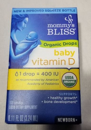 Photo 2 of Organic Baby Vitamin D Drops 100 Servings, Exp: 10/22