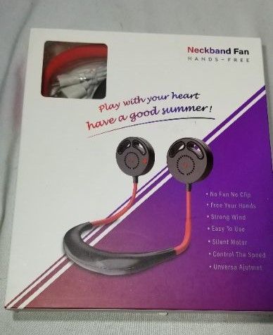 Photo 2 of Upgraded Leafless Hands-Free Neckband Fan