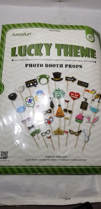 Photo 2 of Amosfun - Lucky Theme Photo Booth Props  (36 units)