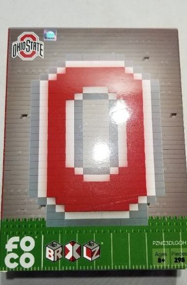 Photo 2 of BRXLZ Team Logo 3-D Construction Toy Ohio State Buckeyes 298 Pieces