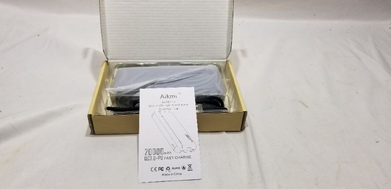 Photo 1 of Aikmi Quick Charger Power Bank, 20000 mAh