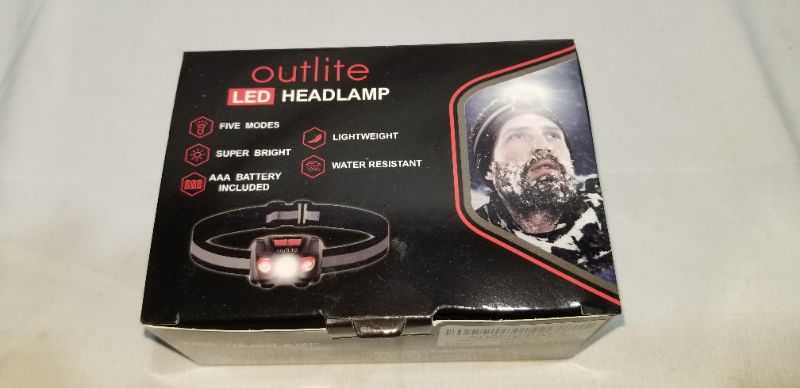 Photo 2 of outlite 2 Pack LED Headlamp Flashlight with AAA Battery