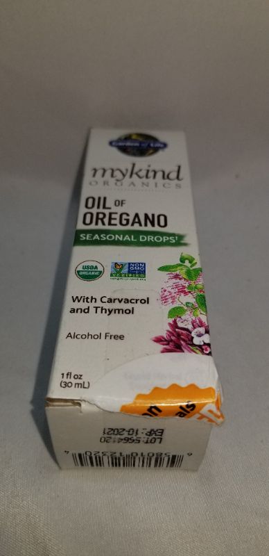 Photo 2 of Garden of Life mykind Organics Oil of Oregano Drops 1 fl oz Liquid