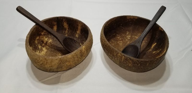 Photo 2 of coconut bowls set of two