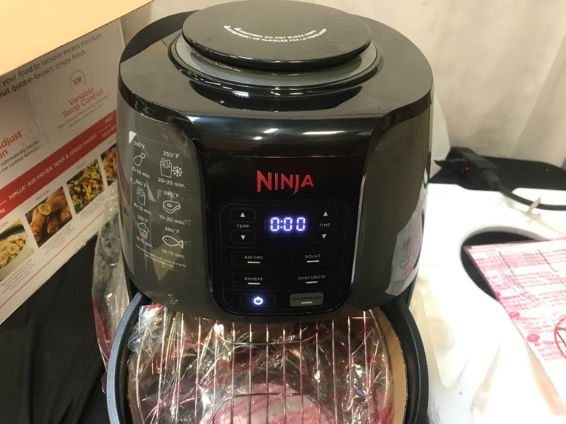 Photo 2 of Ninja AF101 Air Fryer, 4 Qt, Black/gray
