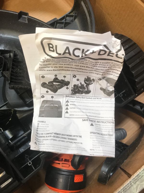 Photo 4 of BLACK+DECKER 120V 6.5 Amp Compact 12 in. Corded 3-in-1 Lawn Mower