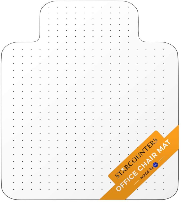 Photo 1 of Office Chair Mat for Carpeted Floors - Heavy Duty - Good for Home Office
