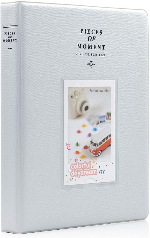 Photo 1 of Ablus 128 Pockets Mini Photo Album for Fujifilm Instax Mini 7s Instant Camera & Name Card (Smokey White) 5 pack 
