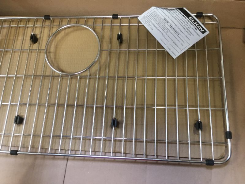 Photo 1 of Elkay LKOBG2915SS Stainless Steel 27-1/2" x 13-1/2" x 1-1/4" Bottom Grid