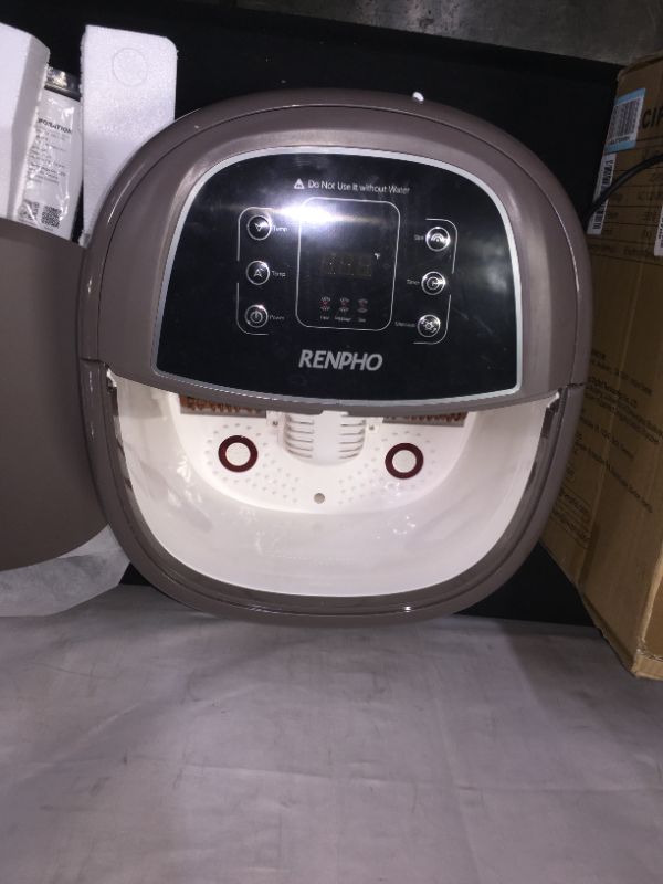 Photo 1 of RENPHO Heated Foot Spa Bath Massager