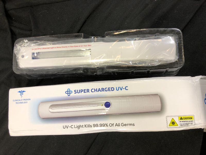 Photo 1 of HANDHELD SUPER CHARGED UV-C LIGHT KILL 99.99% OF ALL GERMS
