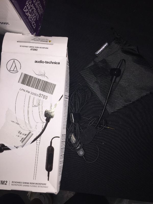 Photo 1 of AUDIO TECHNICA DETACHABLE GAMING BOOM MICROPHONE 