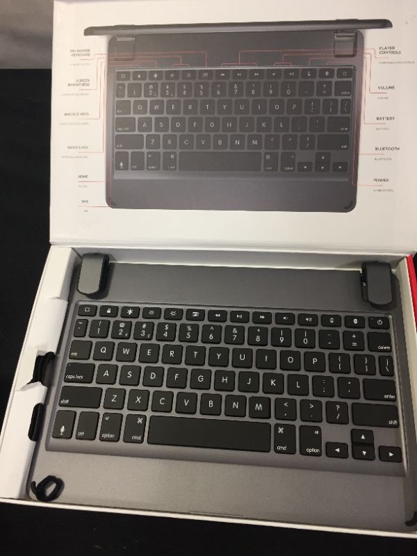 Photo 2 of Brydge Wireless Bluetooth Keyboard for 10.2" iPad 2019 / 7th Gen (Space Gray)