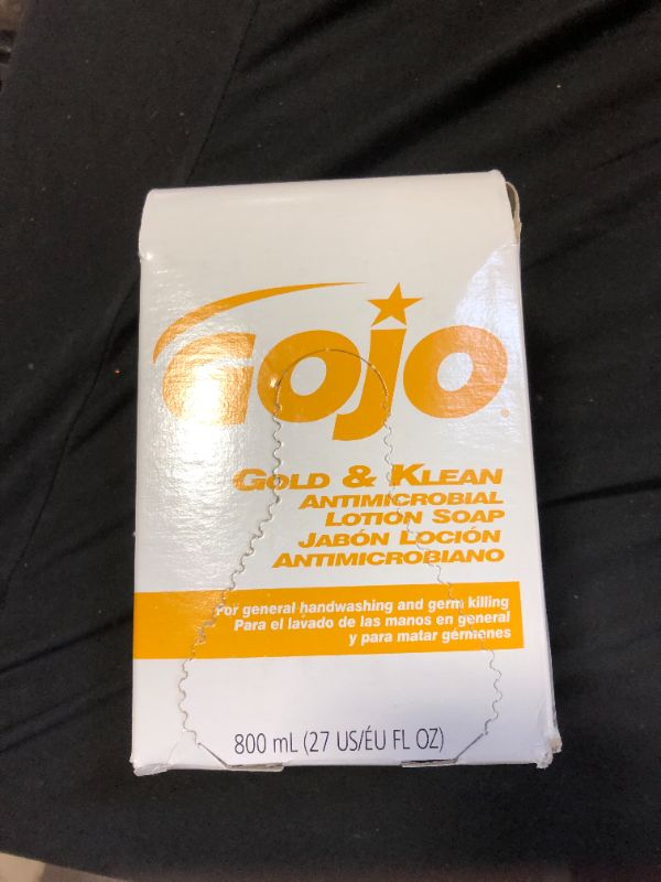 Photo 2 of GOJO Gold & Klean Lotion Soap Refill, Cleant Scent, 27 oz. (9127-12)