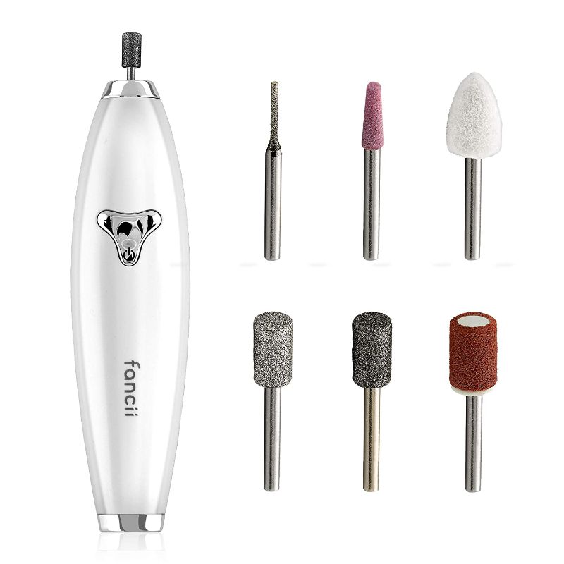 Photo 1 of Professional Manicure & Pedicure Nail Drill System with Magnetic Case, Rechargeable - Cordless At-Home Nail File Kit with 8 Speed Settings, Buffer, Grinder, Shiner and Shaper