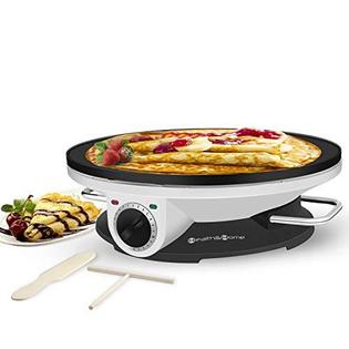 Photo 1 of Health and Home Crepe Maker - 13 Inch Crepe Maker & Electric Griddle - Non-stick Pancake Maker