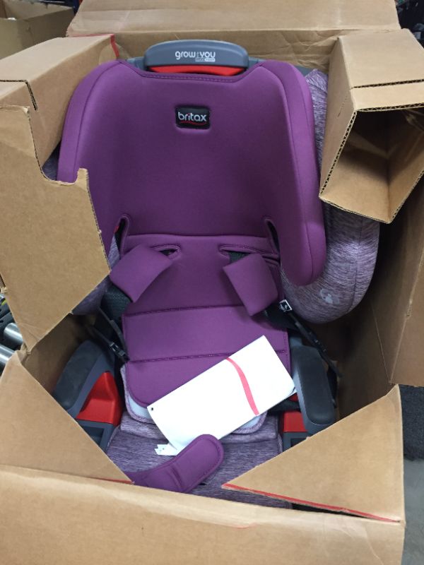 Photo 2 of Britax Grow With You ClickTight Harness-2-Booster Car Seat, Mulberry