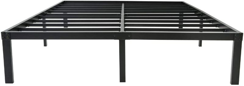 Photo 1 of zizin twin Size Bed Frame Platform Base 14 Inch with Storage/Heavy Duty Metal Beds Frames/Easy Assembly/ Noise-Free/ No Box Spring Needed twin
