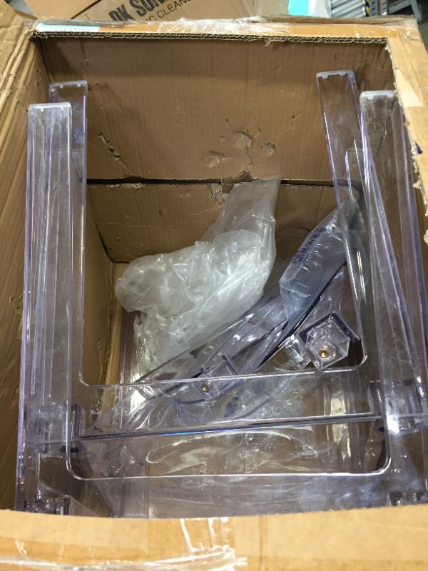 Photo 1 of Clear plastic chairs