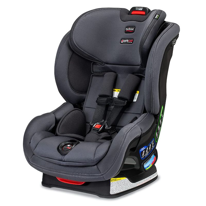 Photo 1 of Britax Boulevard ClickTight Convertible Car Seat, Cool N Dry Charcoal - Cooling & Moisture Wicking Fabric