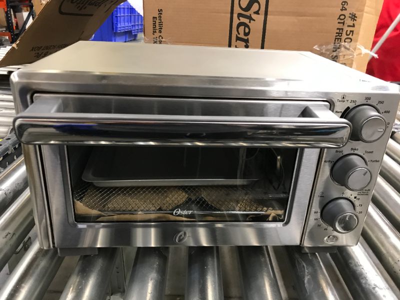 Photo 2 of Oster® Compact Countertop Oven With Air Fryer, Stainless Steel