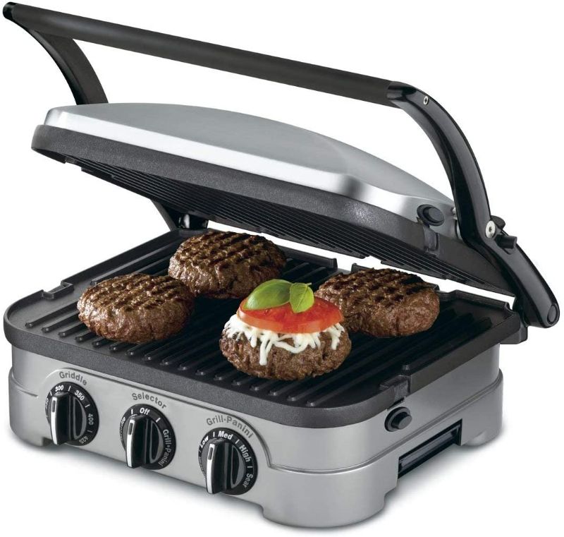 Photo 1 of Cuisinart 5-in-1 Function Contact Counter-top Grill Panini Press Griddler Gourmet
