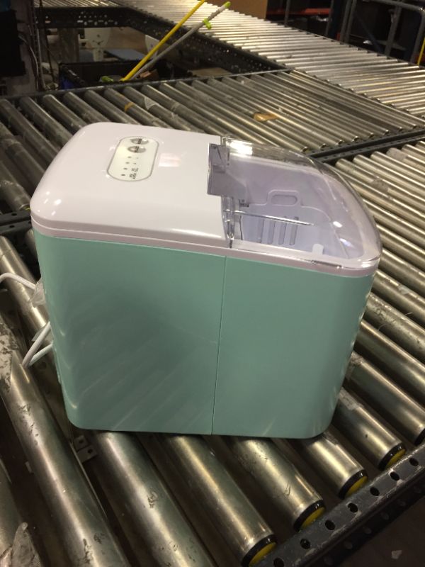 Photo 1 of Igloo Iceb26aq 26 lbs Automatic Portable Countertop Ice Maker Machine - Aqua