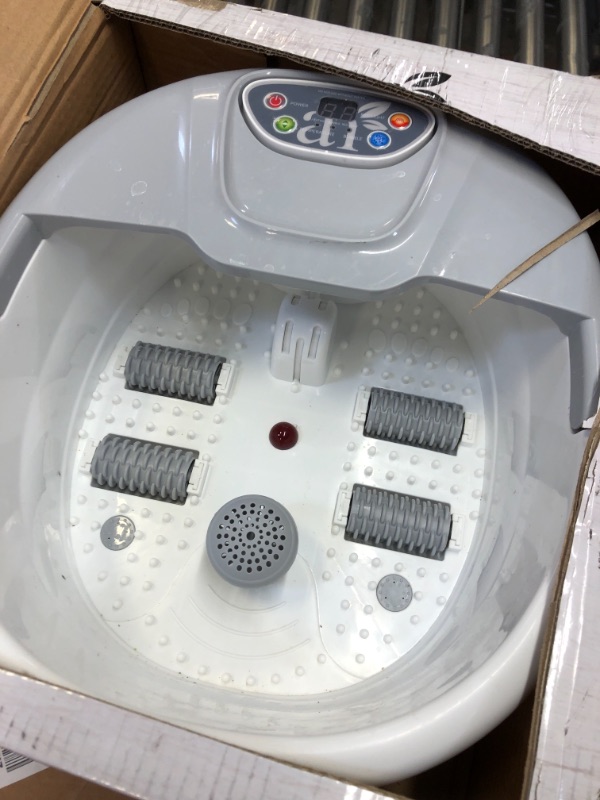 Photo 1 of Artnaturals Foot Spa Massager with Heat Lights and Bubbles - Soothe